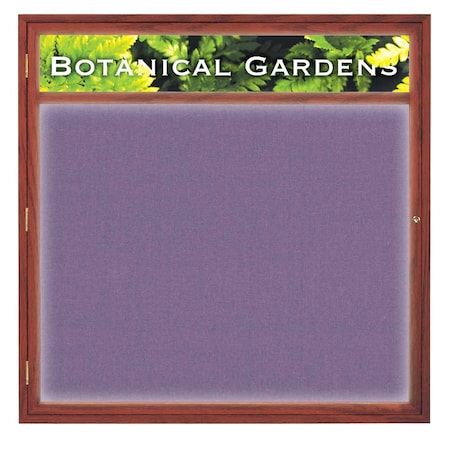 United Visual Products Open Faced Traditional Rounded Corkboard UV640ARC-BRONZE-FORBO